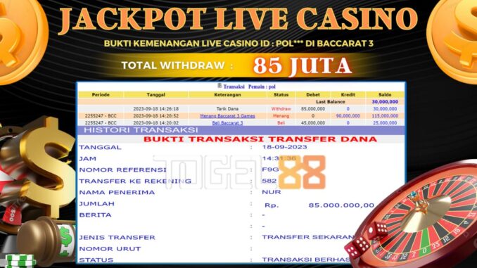 Bukti jackpot Togel88 #442 Bukti jackpot Togel88 #442