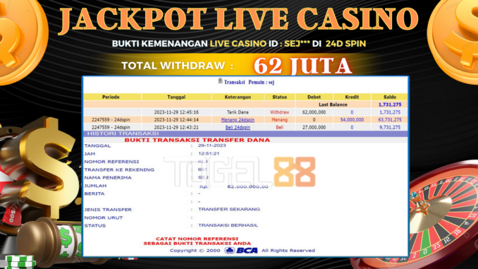 TG88 JP LIVE CASINO SIANG