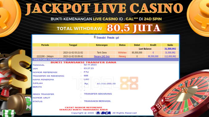 Bukti jackpot Togel88 #450 Bukti jackpot Togel88 #450