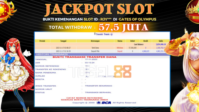 Bukti jackpot Togel88 #489 Bukti jackpot Togel88 #489