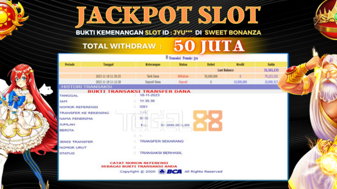 Bukti jackpot Togel88 #489 Bukti jackpot Togel88 #489