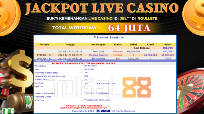 TG88 JP LIVE CASINO SIANG