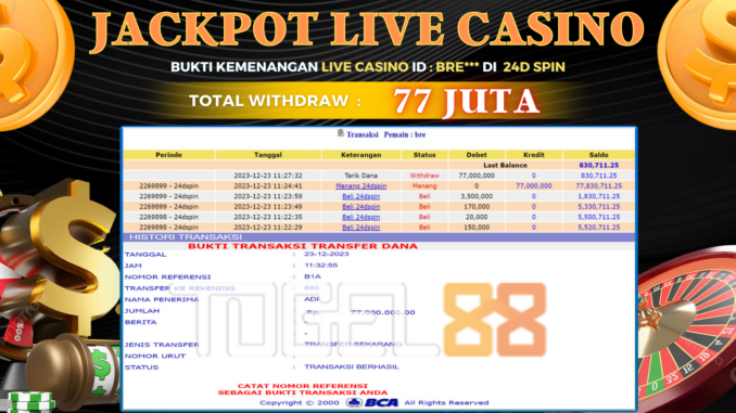 TG88 JP LIVE CASINO SIANG