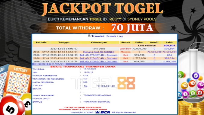 BUKTI JP TOGEL88 #563 BUKTI JP TOGEL88 #563