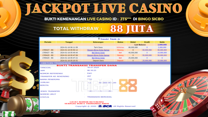 TG88 JP LIVE CASINO SIANG
