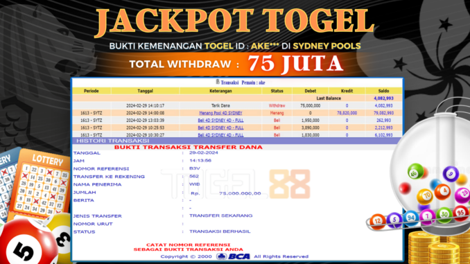 JACKPOT TOGEL