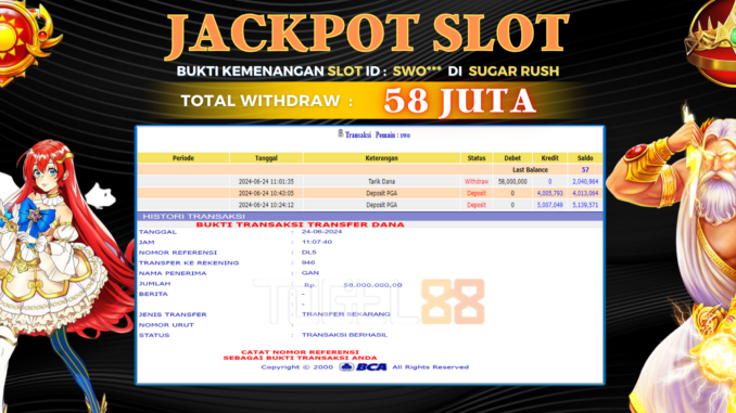 JP TG88 MALAM - SLOT