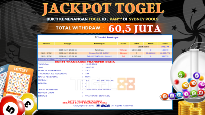 JP TG88 SIANG - TOGEL