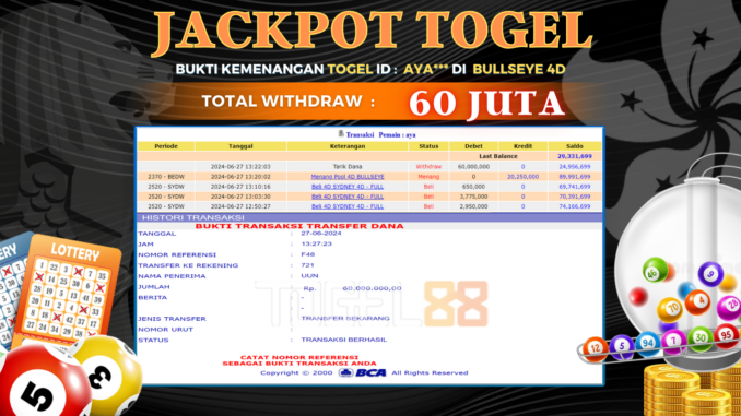 JP TG88 SIANG - TOGEL