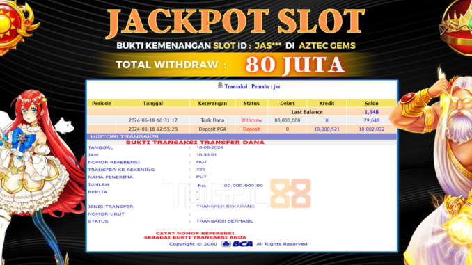 JP TG88 - SLOT SIANG