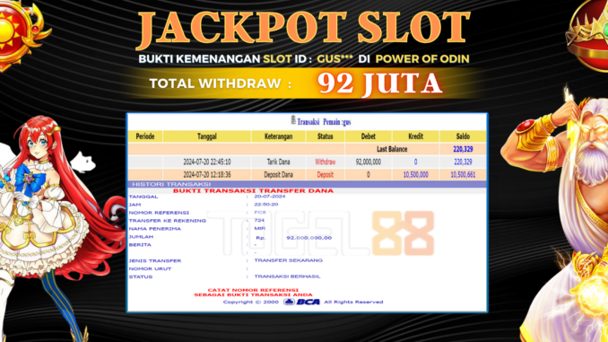 JP TG88 - SLOT MALAM